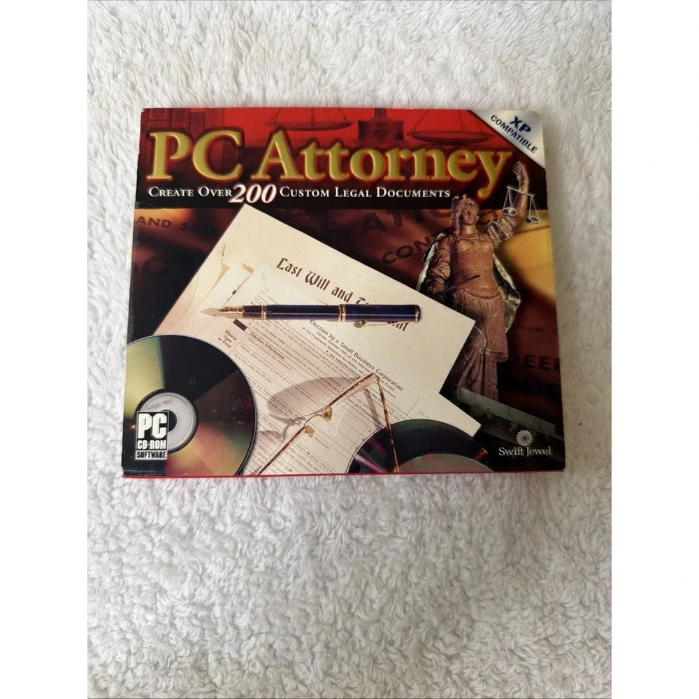 PC Attorney CD Rom Over 200 Legal Documents Wills Pre-Nup Business Windows XP